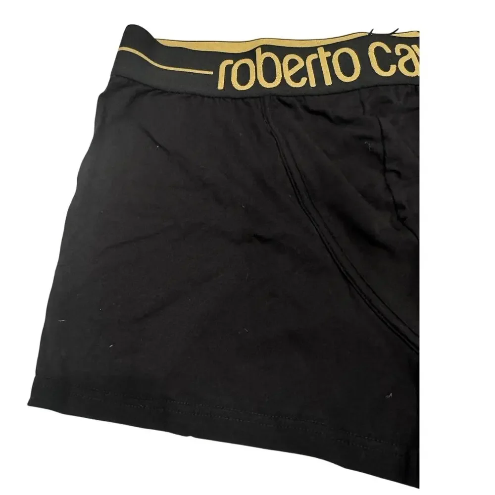 13-53 ROBERTO CAVALLI Men's Knit Cotton Stretch Boxer Brief Underwear Trunks 2XL